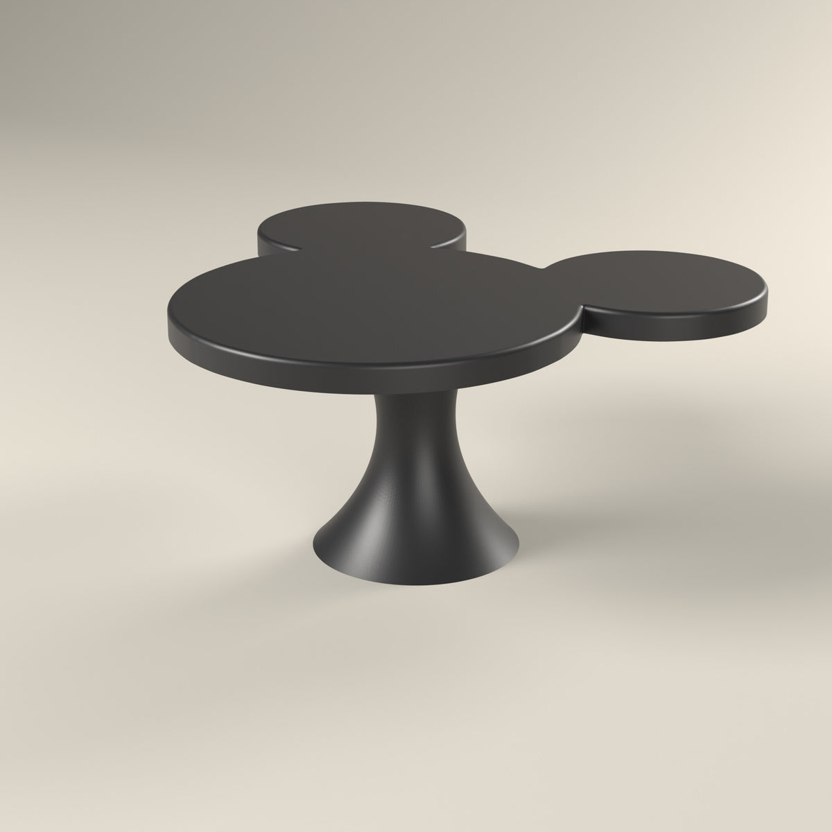 Mickey Mouse Cake Stand – 3D Printed Party Dessert Display – 3D render, angle view