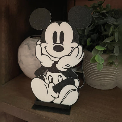 Retro Steamboat Mickey Display – 3D Printed Shelf Decor