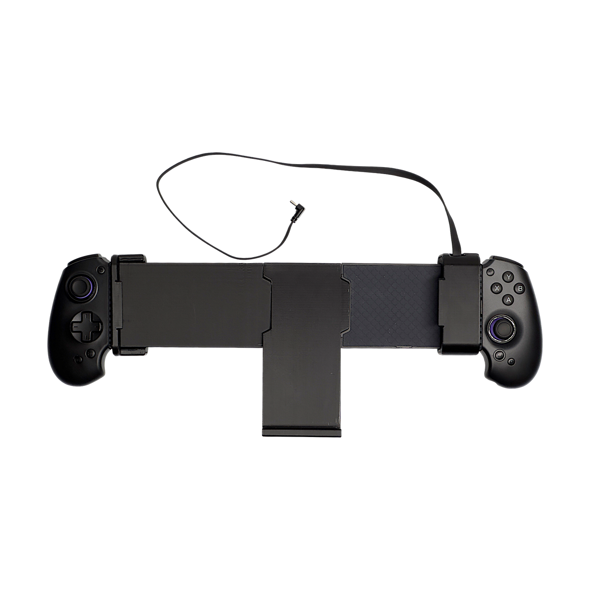 Holders assembled on the Gamesir G8 Plus bridge, without tablet