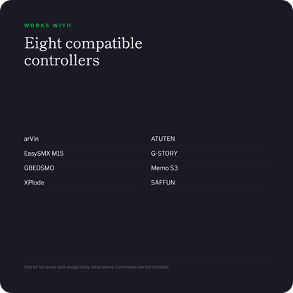 Universal expansion kit - compatible controller models
