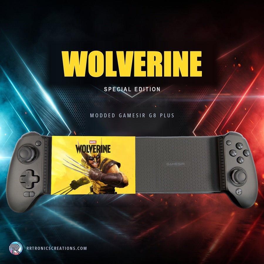 Modded GameSir G8 Plus tablet controller — Wolverine Edition